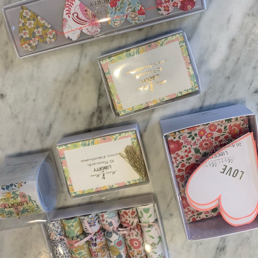 Meri Meri x Liberty of London floral party decorations mega lot!